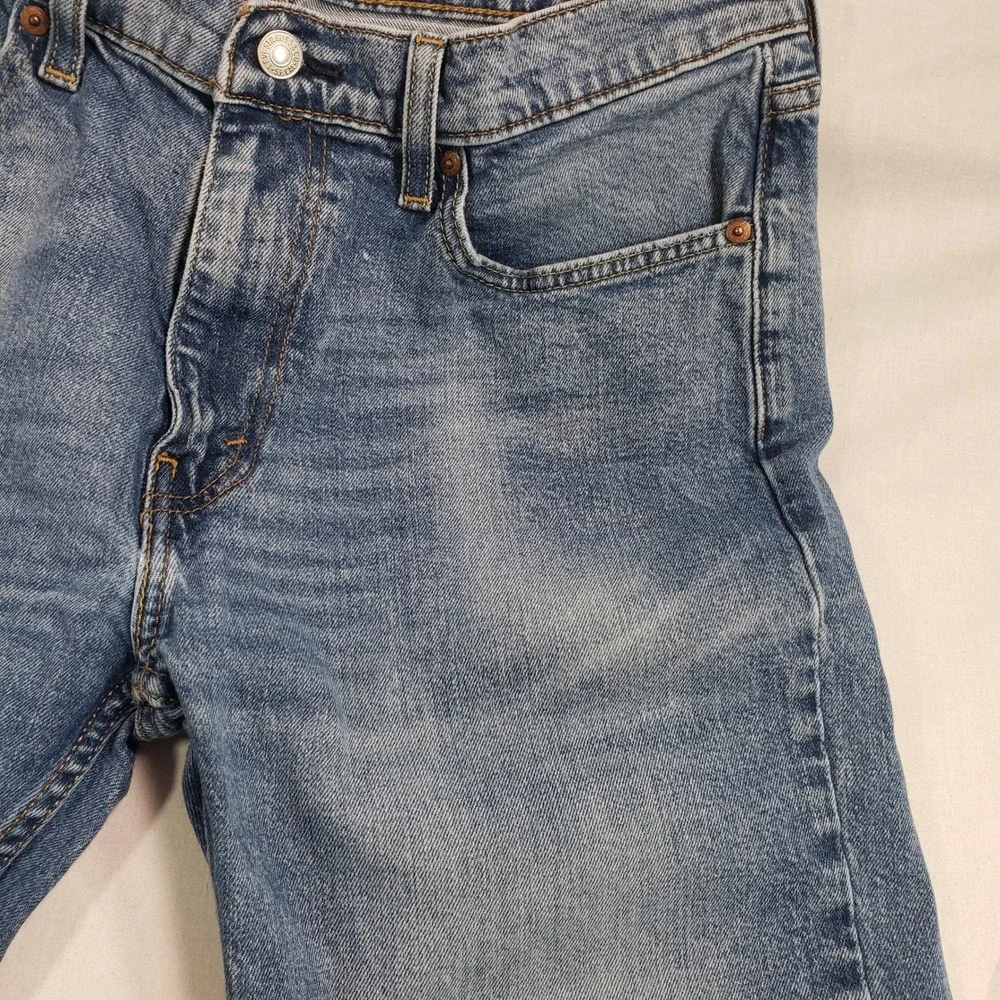 Levi's Mens 514 Straight Leg Jeans 33x32 Medium Wash Blue Denim